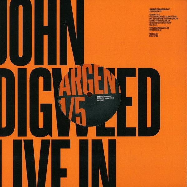 John Digweed : Live In Argentina 1/5 (12")
