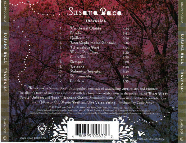 Susana Baca : Travesías (CD, Album)