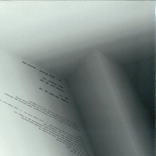 Jon Convex : Losing Time / TX (12")