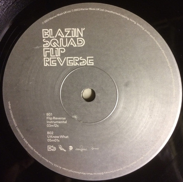 Blazin' Squad : Flip Reverse (12")