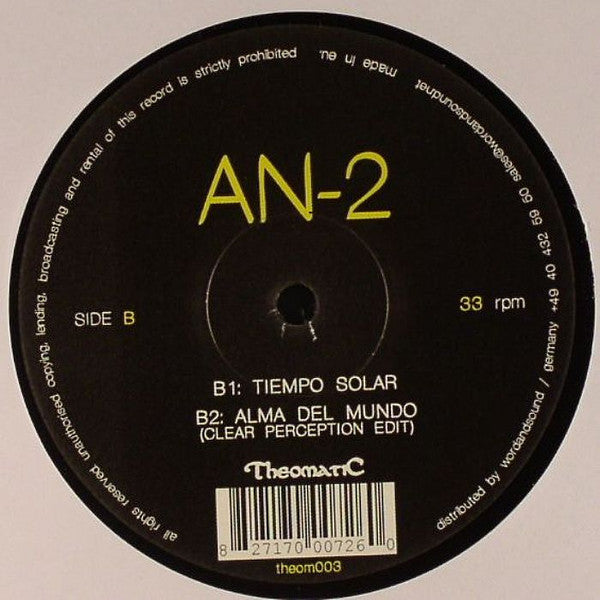 AN-2 : Alma Del Mundo (12")