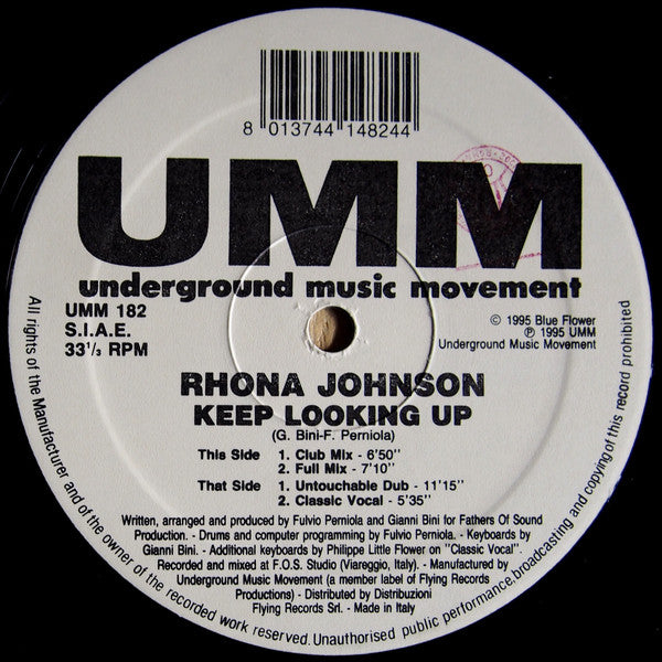 Rhona Johnson : Keep Looking Up (12")