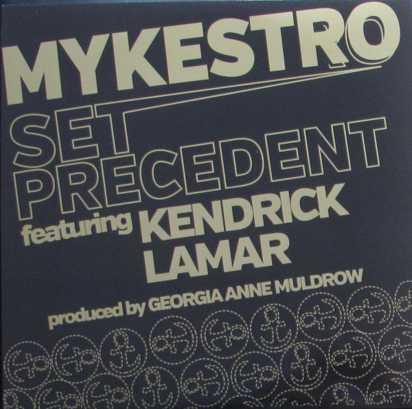 Mykestro Featuring Kendrick Lamar : Set Precedent (12", Single, Ltd, Yel)