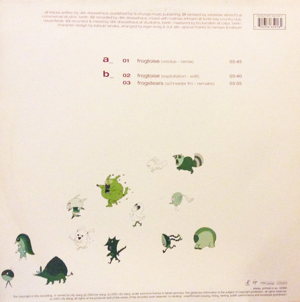 Schneider TM : Frogtoise (12")