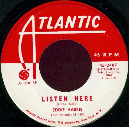 Eddie Harris : Listen Here / Theme In Search Of A Movie (7", Spe)