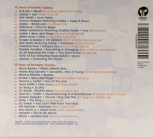 Luke Solomon & Derrick L. Carter* : A Classic Decade - 10 Years Of The Classic Music Company (2xCD, Comp, Mixed)