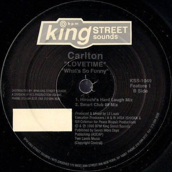 Carlton : Lovetime (2x12")