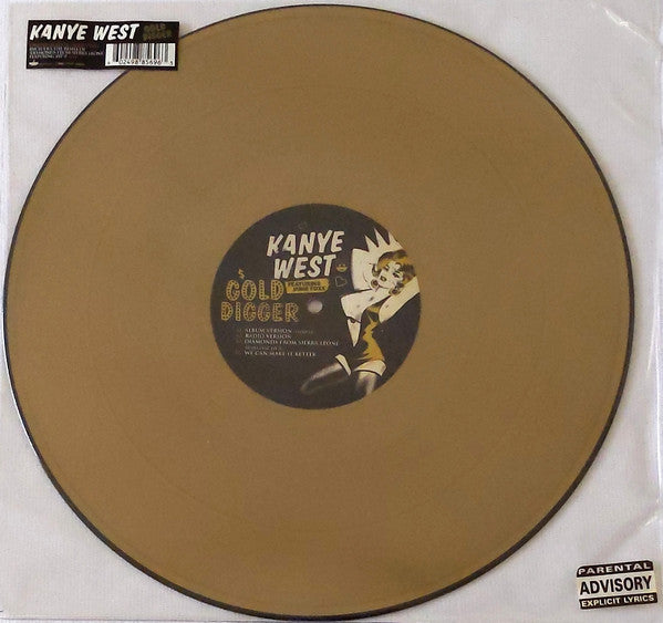 Kanye West : Gold Digger (12", Ltd, Gol)