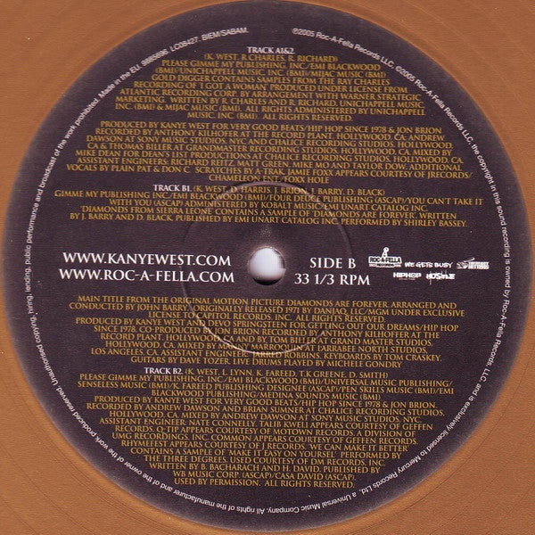 Kanye West : Gold Digger (12", Ltd, Gol)
