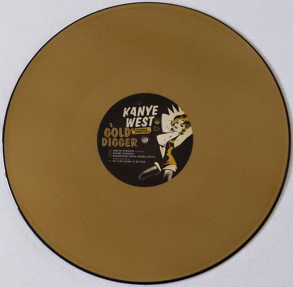 Kanye West : Gold Digger (12", Ltd, Gol)