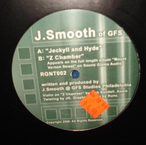 J Smooth : Jeckyll and Hyde / Z Chamber (12")