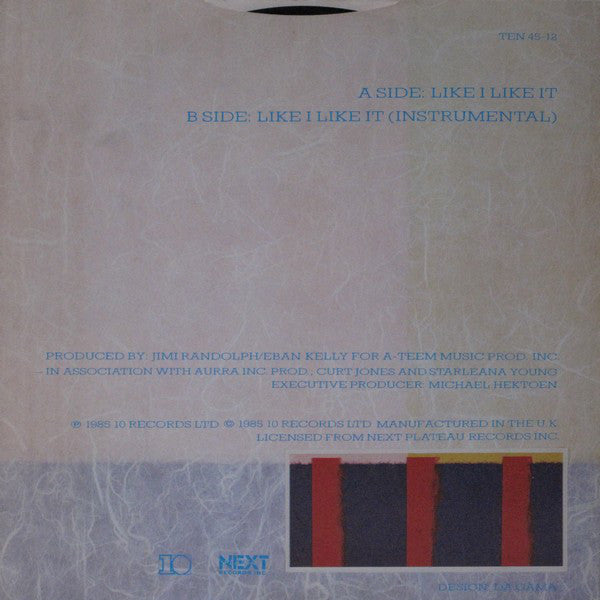 Aurra : Like I Like It (12", Single)