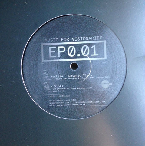 Various : Music For Visionaries 0.01 (12", EP)