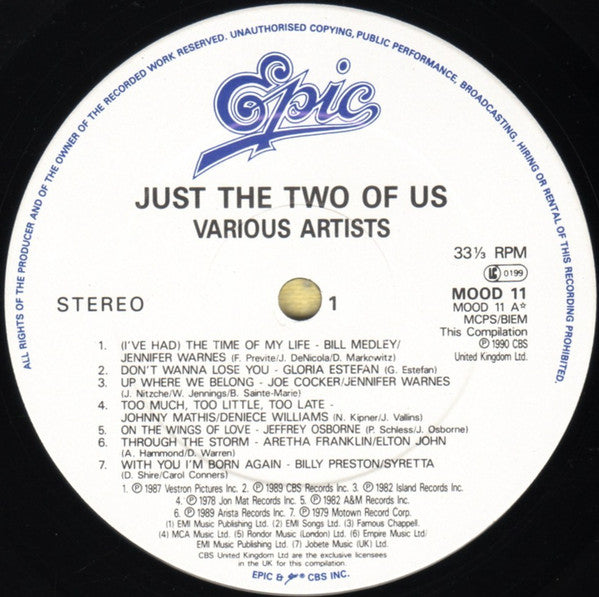 Various : Just The Two Of Us (LP, Comp)