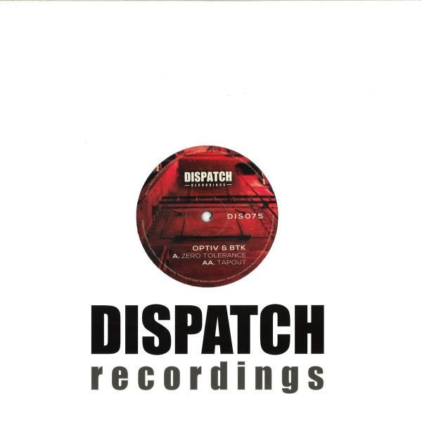 Optiv & BTK : Zero Tolerance / Tapout (12")