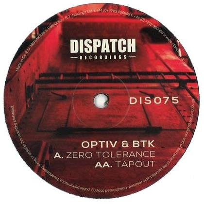 Optiv & BTK : Zero Tolerance / Tapout (12")