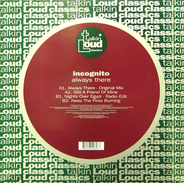 Incognito : Always There (12", Comp)