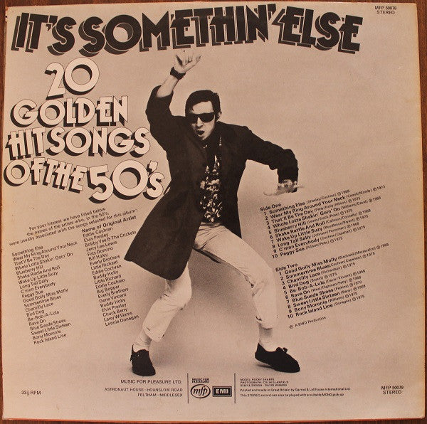 Various : It's Somethin' Else - 20 Golden Hit Songs Of The 50's (LP, Comp)