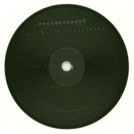 Photomachine : All Black Everything (12", EP, Ltd, Whi)