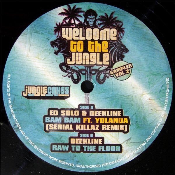 DJ Deekline & Ed Solo, DJ Dee Kline : Welcome To The Jungle (Sampler Vol 2) (12", Smplr)
