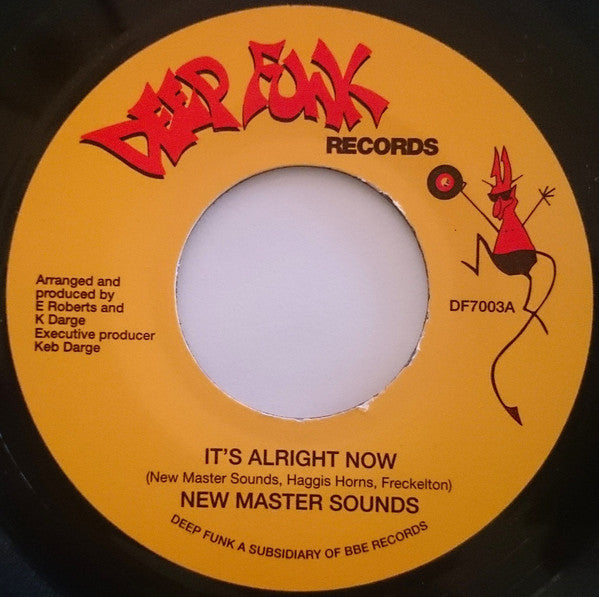 The New Mastersounds : It's Alright Now (7", Single)