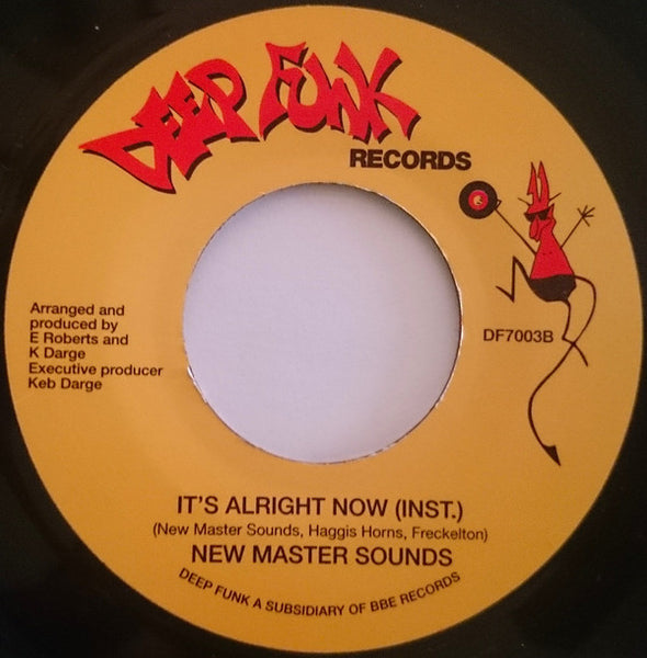 The New Mastersounds : It's Alright Now (7", Single)