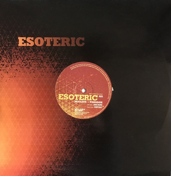 Nucleus & Paradox : Arcane / Orphic (12")