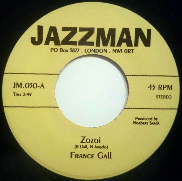 France Gall / IRP-3 : Zozoi / Tema De Soninha (7")