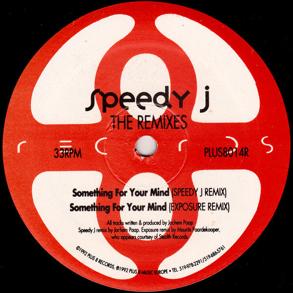 Speedy J : The Remixes (12", RP)