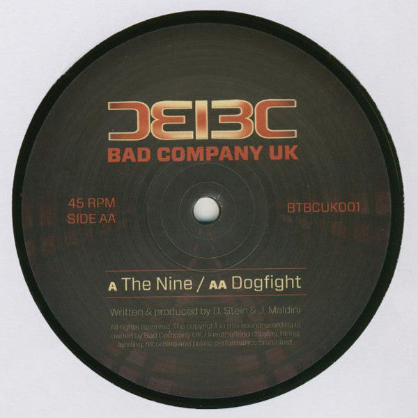 Bad Company : The Nine / Dogfight (12", Ltd, RE, RM, 180)