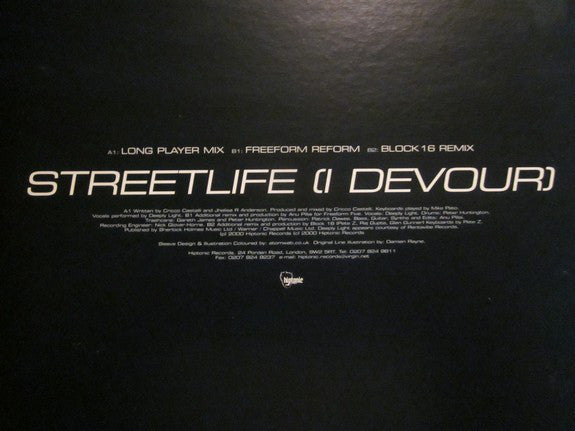 Cricco Castelli & Deeply Light : Streetlife (I Devour) (12")