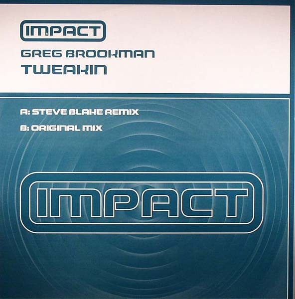 Greg Brookman : Tweakin (12")