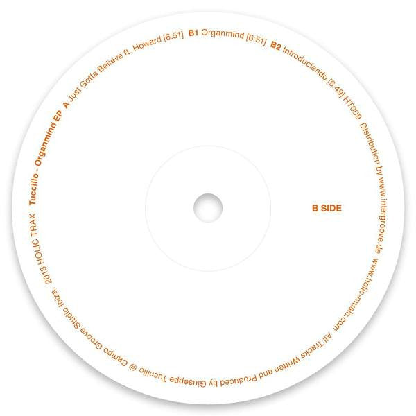 Giuseppe Tuccillo : Organmind EP (12", EP, Ora)