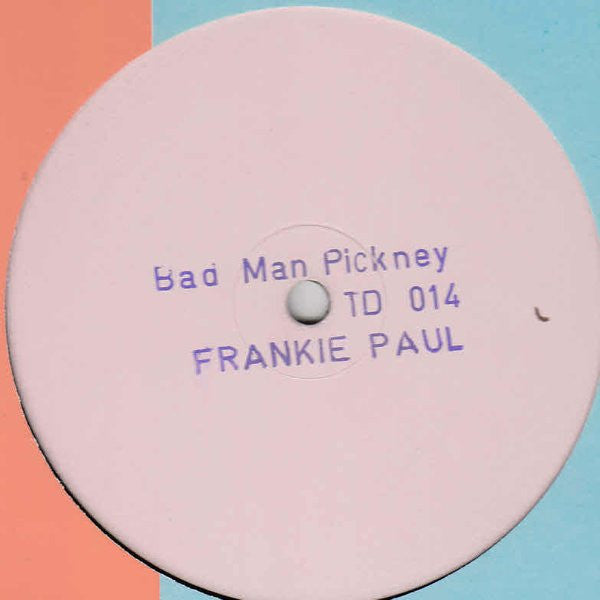 Frankie Paul : Bad Man Pickney (12", Single, W/Lbl)