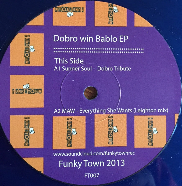 Various : Dobro Win Bablo EP (12", EP, Blu)