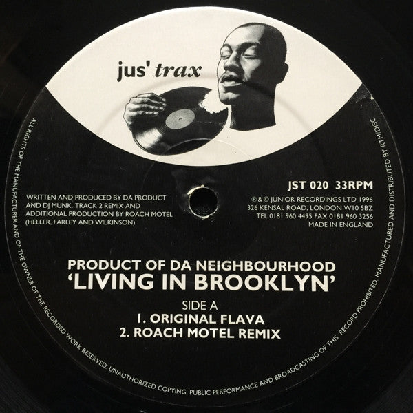 Product Of Da Neighbourhood : Living In Brooklyn (12")