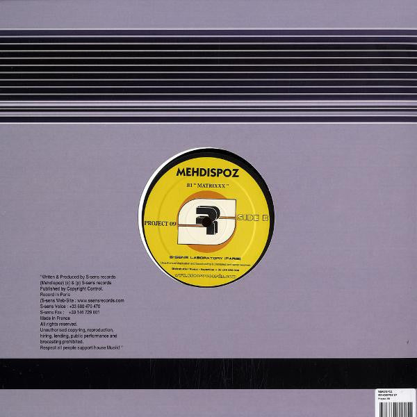 Mehdispoz : Mehdispoz EP (12")