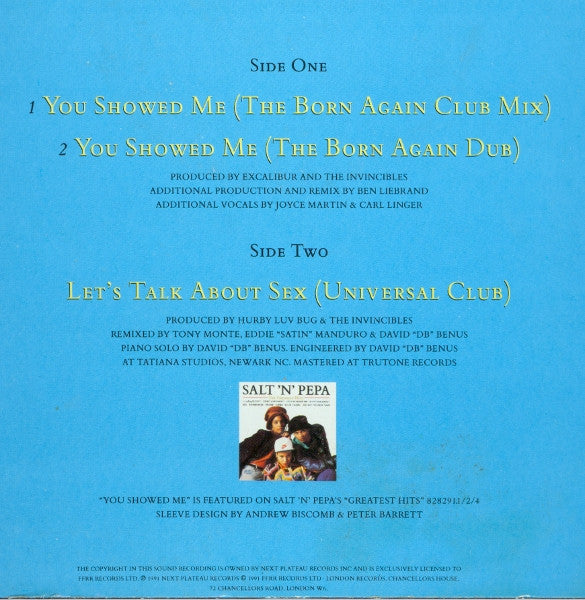 Salt 'N' Pepa : You Showed Me (12", M/Print)