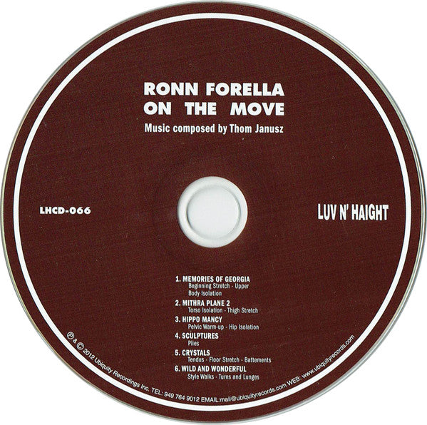 Thom Janusz : Ronn Forella...Moves! (CD, Album, RE)