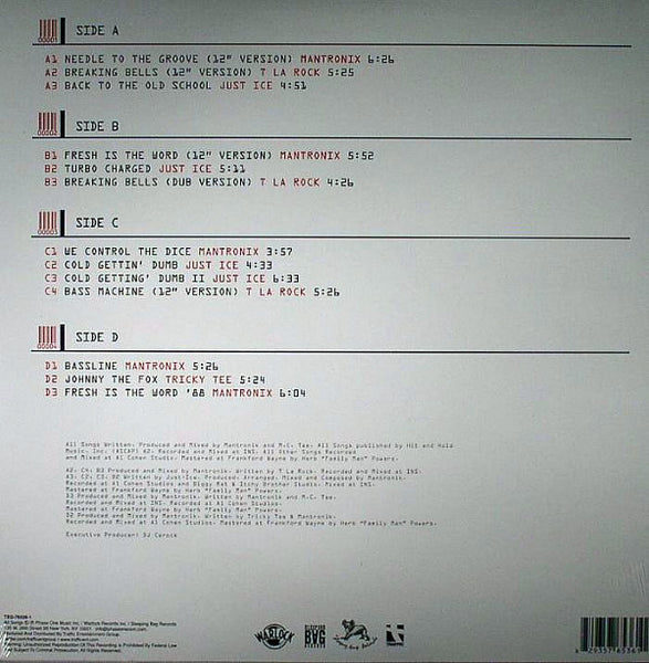 Mantronix : King Of The Beats : Anthology 1985 - 1988 (2xLP, Comp, RE)