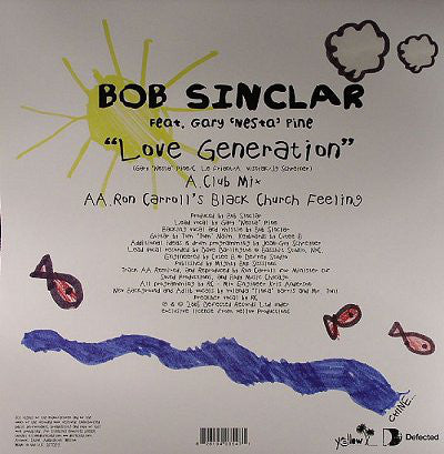 Bob Sinclar Feat. Gary "Nesta" Pine : Love Generation (12")