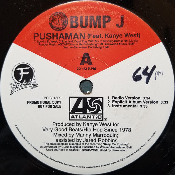 Bump J : Pushaman (12")