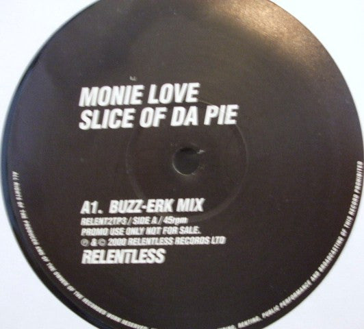 Monie Love : Slice Of Da Pie (12", Promo)