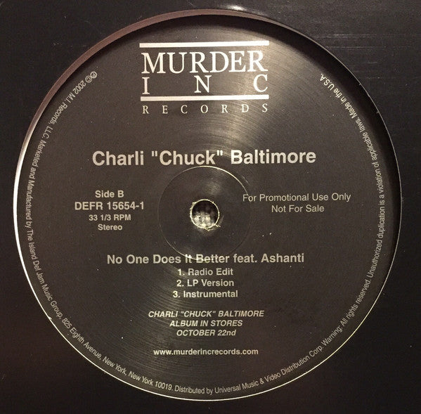 Charli Baltimore : Diary (12", Promo)