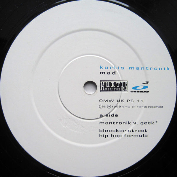 Kurtis Mantronik : Mad (12")