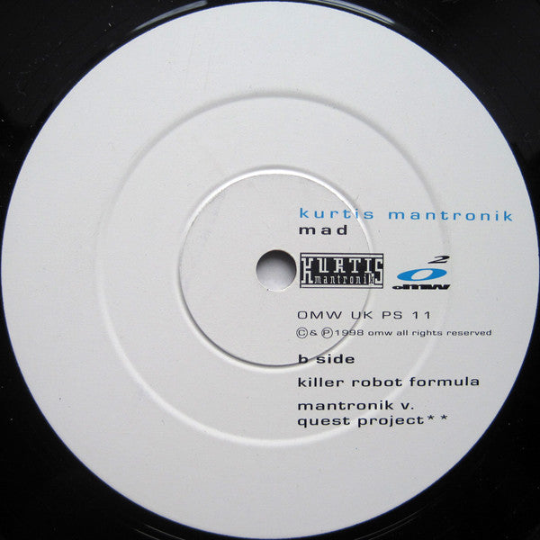 Kurtis Mantronik : Mad (12")