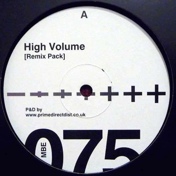 Marco Bailey : High Volume [Remix Pack] (12")