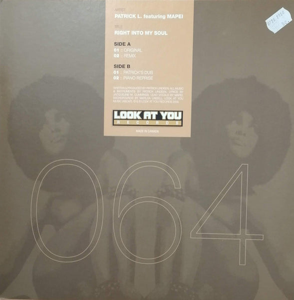 Patrick L : Right Into My Soul (12")