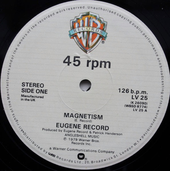 Eugene Record : Magnetism (12", Single, Ltd)