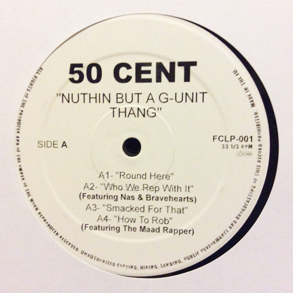 50 Cent : Nuthin But A G-Unit Thang (3xLP, Comp, Unofficial)